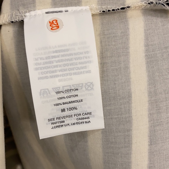 J.Crew Ruffle One-Shoulder Striped Top - Picture 6 of 6